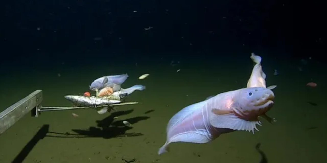 Japonya'da yeni rekor: 8 bin metre derinlikte görüldü