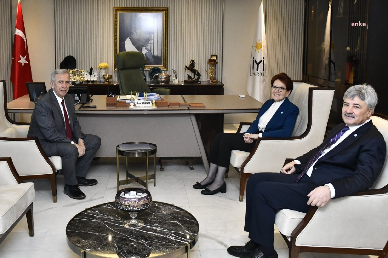 Meral Akşener, Mansur Yavaş ile görüştü
