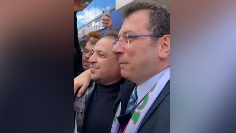İmamoğlu'nun Isparta'da askerlik arkadaşıyla karşılaşma anları...