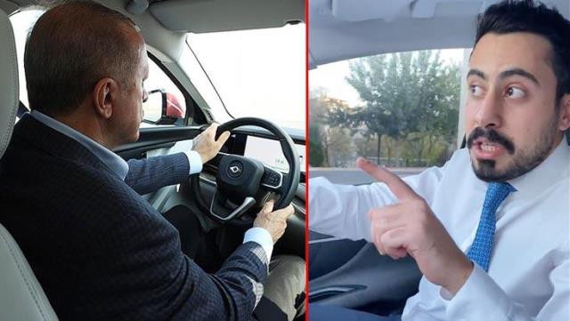 Sosyal medya fenomeni, Erdoğan çiftinin TOGG diyaloğunu taklit etti: O nasıl müzik açmak ya!