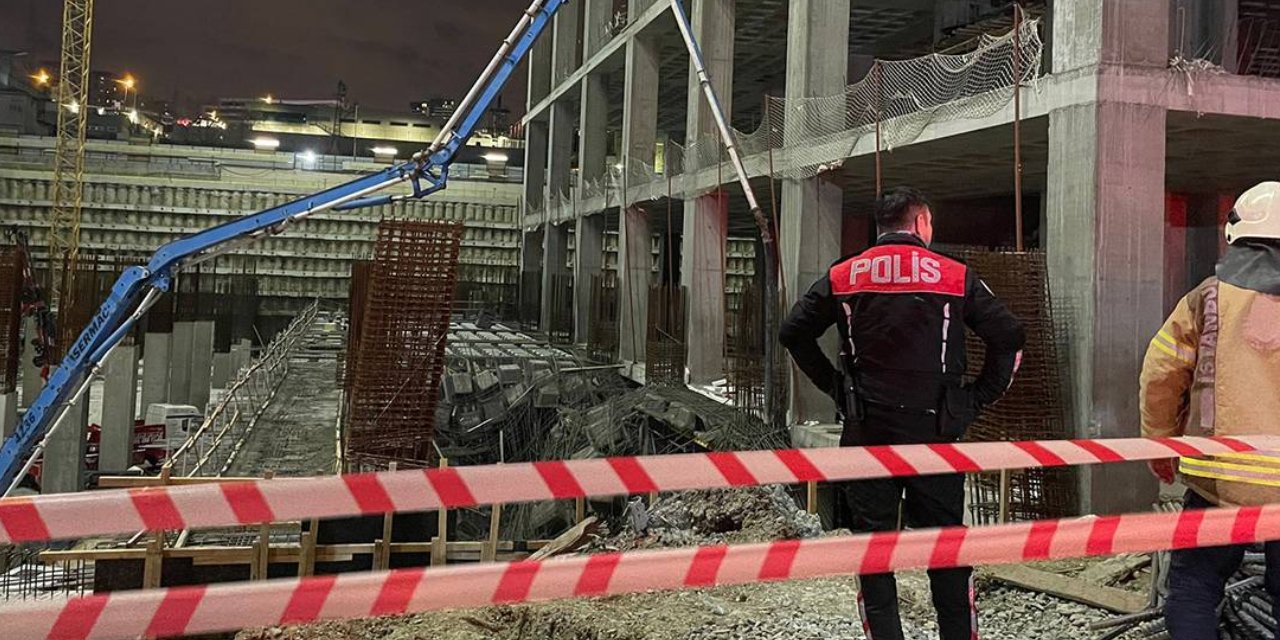 Avcılar'da inşaat alanında çökme: 5 işçi göçük altından kurtarıldı