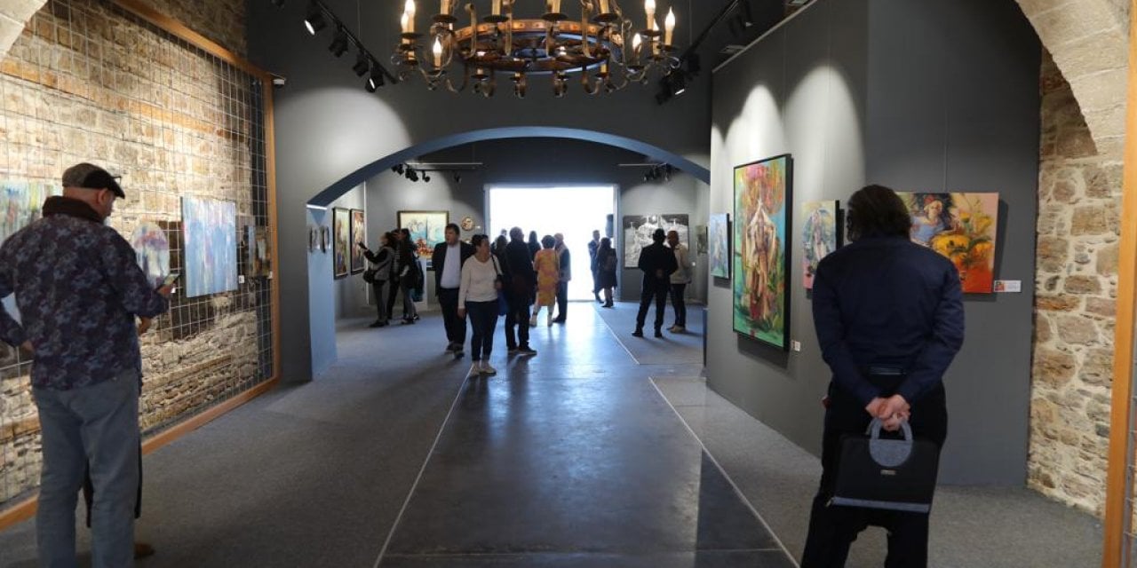 'Dört Sanatçı Dört İzlenim' sergisi açıldı