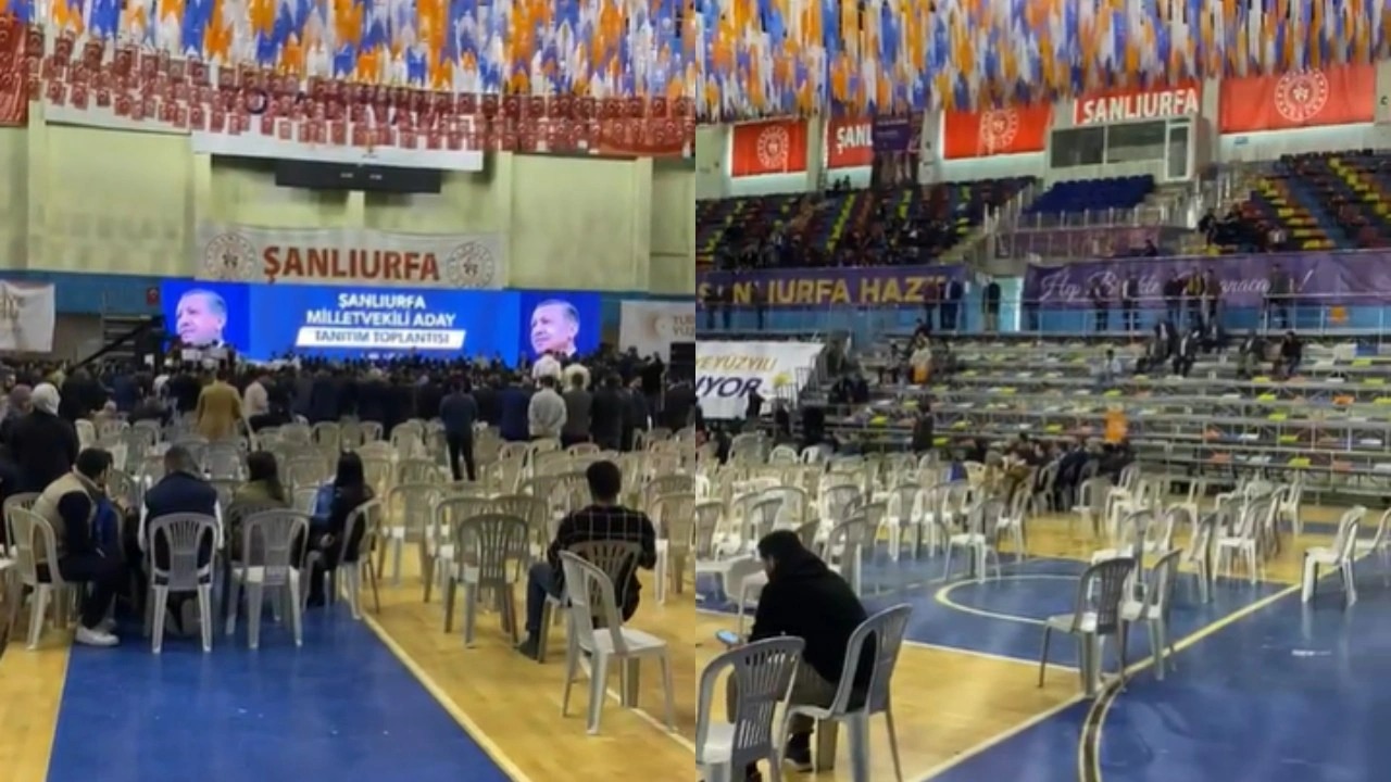Bekir Bozdağ  boş salona konuştu