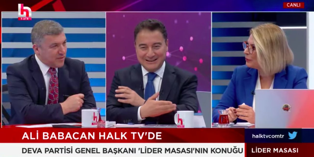 Babacan, Halk TV ekranlarında konuştu: Hedef Sadullah Ergin değil, CHP!