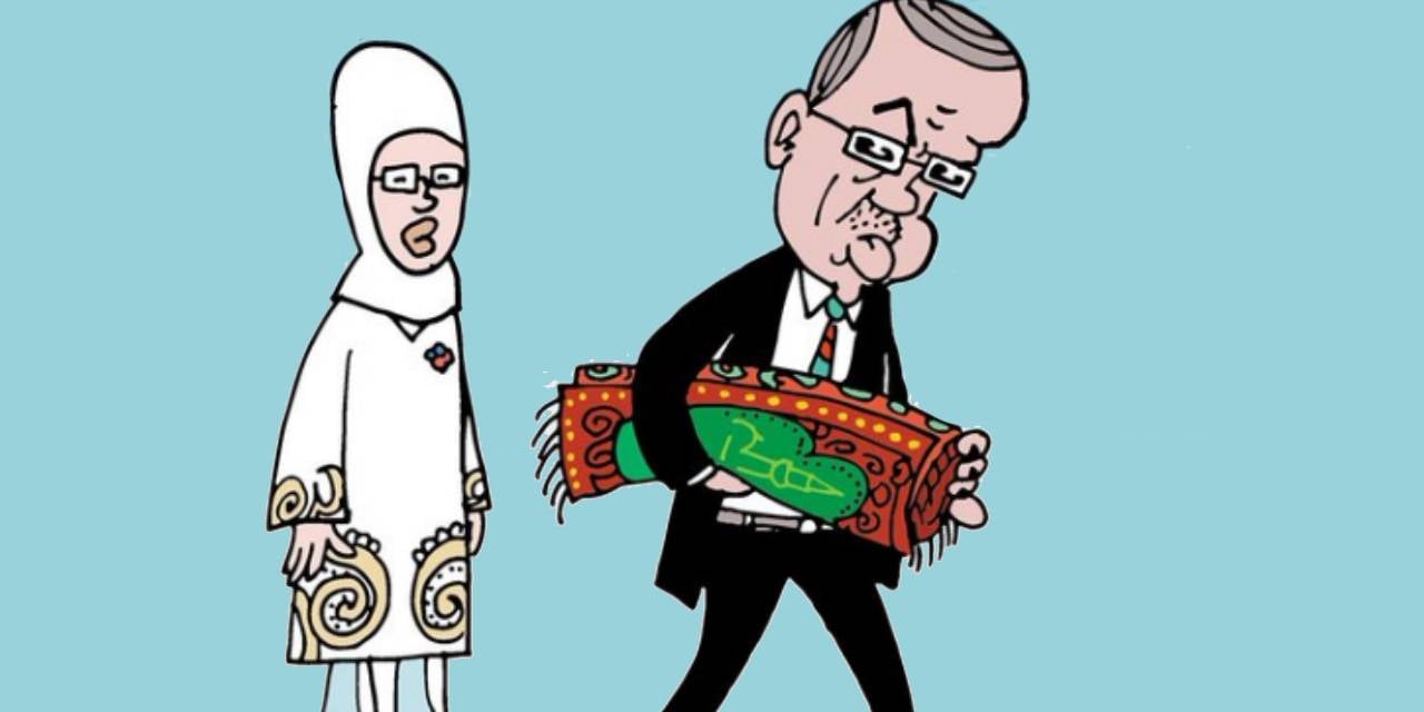 LeMan'dan 'seccade'li Erdoğan kapağı