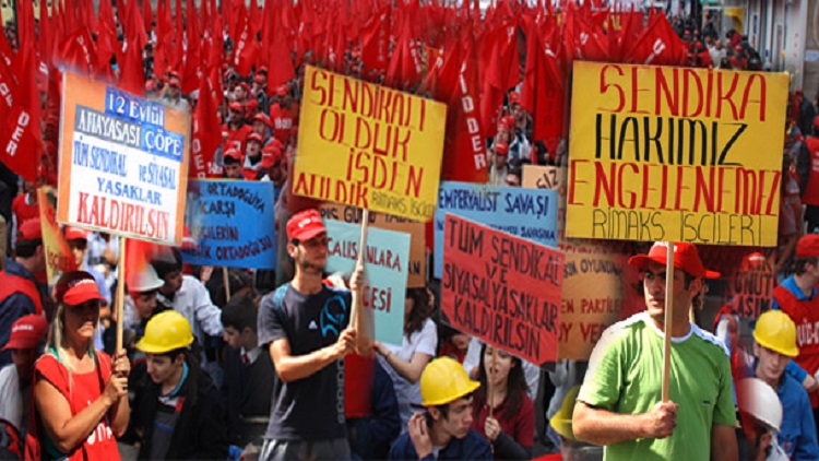 Türkiye sadece 1.8 milyon işçi sendikalı