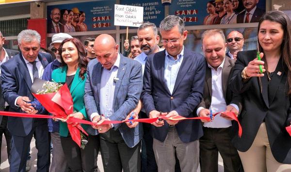 CHP'li Özel İzmir Güzelbahçe'de seçim ofisi açtı: Birbirimizle değil hedef kitle ile uğraşmalıyız
