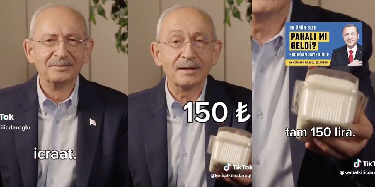 Kılıçdaroğlu'ndan Peynirli TikTok Videosu
