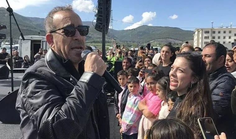 Haluk Levent, Nurdağı'nda depremzedelere konser verdi: Çocukların biraz eğlenmesini istedim