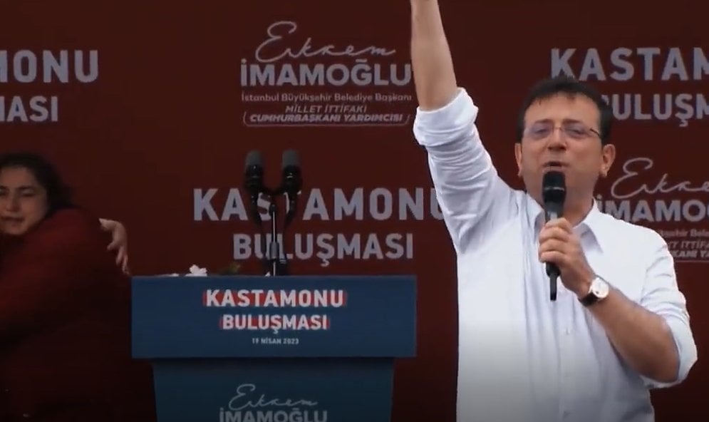 İmamoğlu'nun mitinglerdeki sözleri şarkı yapıldı