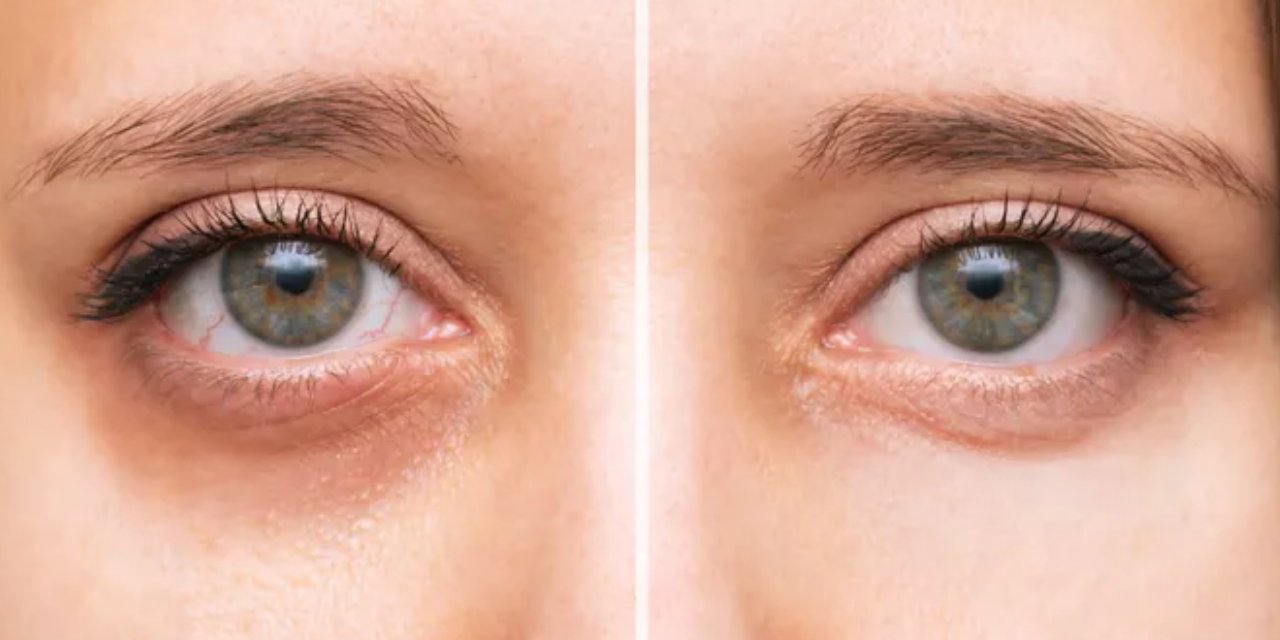 Göz altı morluklarını ve şişliklerine iyi geliyor... İşte trend olan tek malzemeli göz altı maskesi tarifi