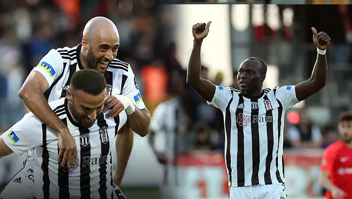 Nathan Redmond ve Vincent Aboubakar Beşiktaş'ı sırtlamaya devam ediyor