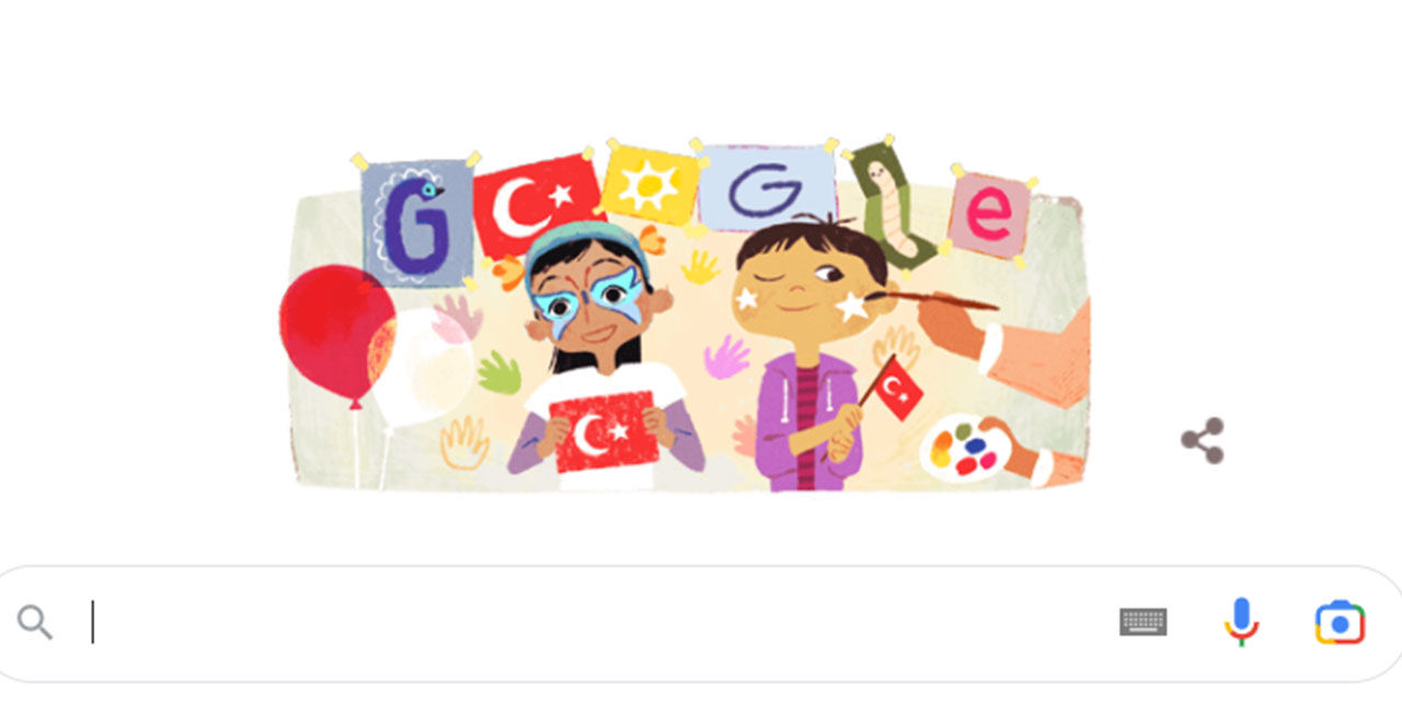 Google 23 Nisan Ulusal Egemenlik ve Çocuk Bayramı'nı kutladı
