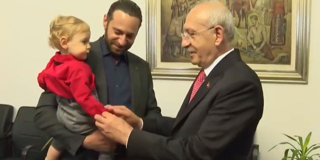 Kılıçdaroğlu, torunu Barış'ın kollarını sıvadı: 'Sen de akşam bir video çekersin artık'