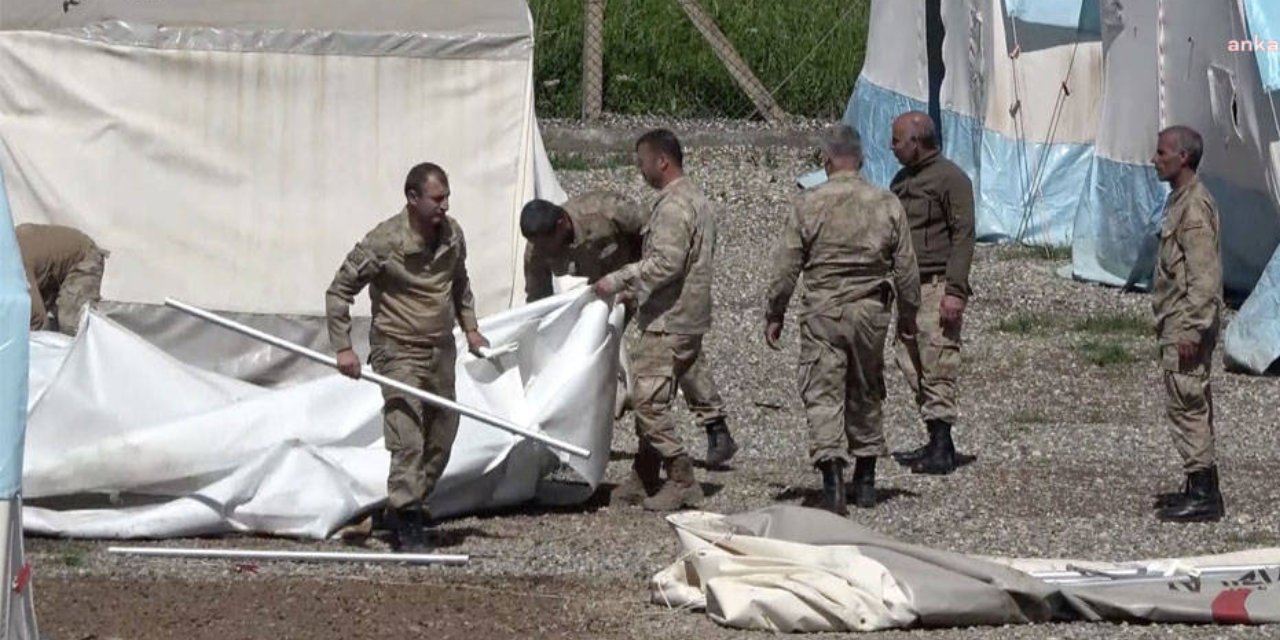 TMMOB uyarmıştı: Diyarbakır’da nehir kenarına kurulan çadır kent kaldırılıyor