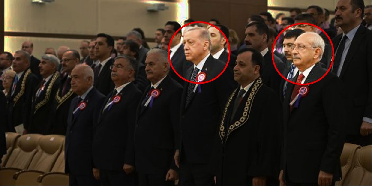 Erdoğan, Kılıçdaroğlu İle Karşılaştı; Tokalaşmadan Geçti!