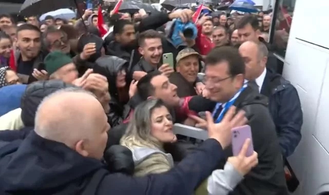 İmamoğlu, Çanakkale Biga'da böyle karşılandı