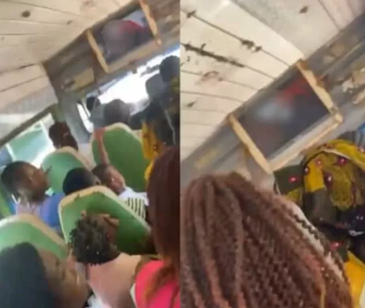 Halk otobüsünün ekranında bir anda yetişkin film görüntüleri oynamaya başladı! Yolcular ne yapacağını şaşırdı