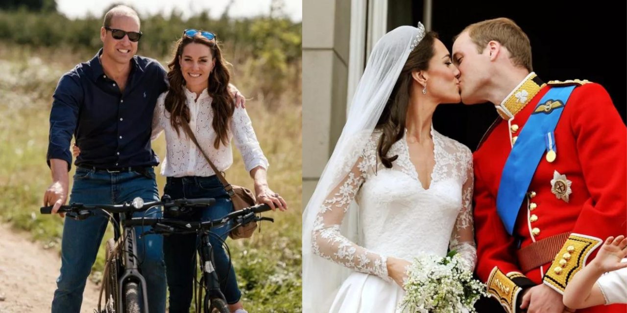 Prens William ve Kate Middleton 12. evlilik yıl dönümlerini bu kareyle kutladı