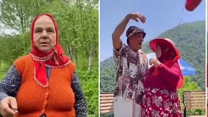 TikTok'un popüler akımına katılan yaşlı çiftin videosu viral oldu