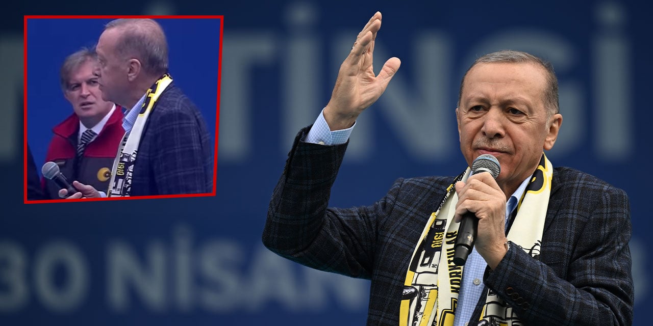 Erdoğan'ı Mitingde Sinirlendiren Olay: "Ulan Orhan, Ulan Orhan..."