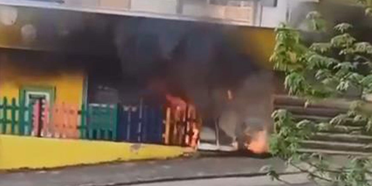 Bursa'da Anaokulunda Yangın