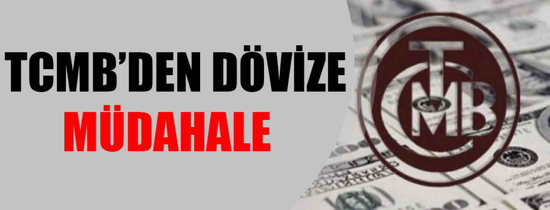 Merkez Bankası'ndan dövize müdahale