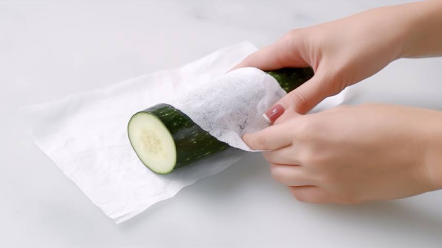 Salatalıkları ‘kağıt havluya’ sararsak ne olur? Milyonlarca insan yanlış biliyormuş