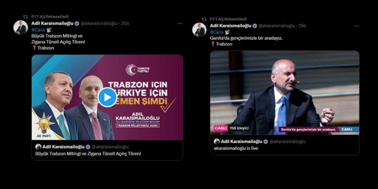 PTT sosyal medya hesabından AKP mitingini paylaştı! CHP'li Alpay Antmen tepki gösterdi: 'AKP’nin taşeronu musunuz?'