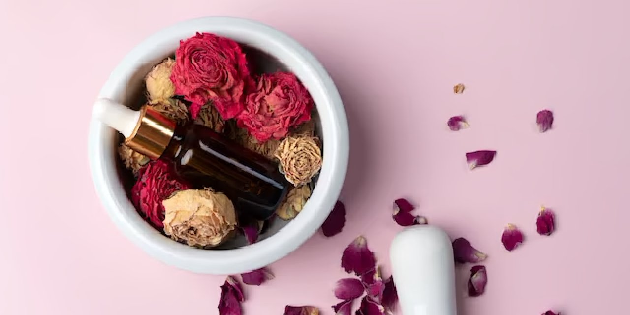 Kurumuş gül yaprakları ile  hem cildinizi tazeleyin hem sakinleşin!