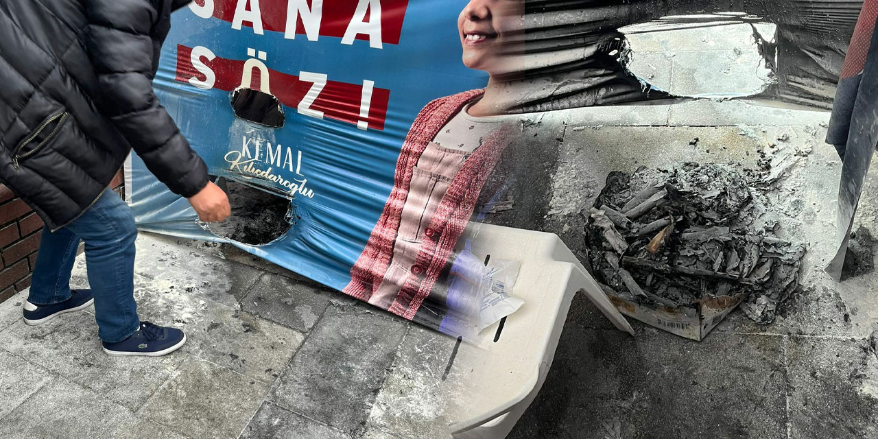 Seçime 9 Gün Kala Saldırılar Sürüyor: CHP'nin Seçim Çadırını Ateşe Verdiler