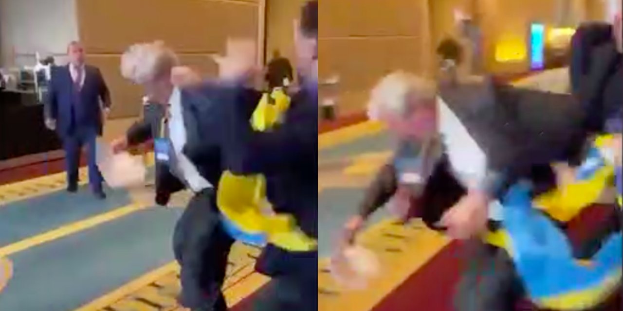 Ukrayna delegesi, Rus delegeyi yumrukladı... Ankara'da Tansiyon Yükseldi!