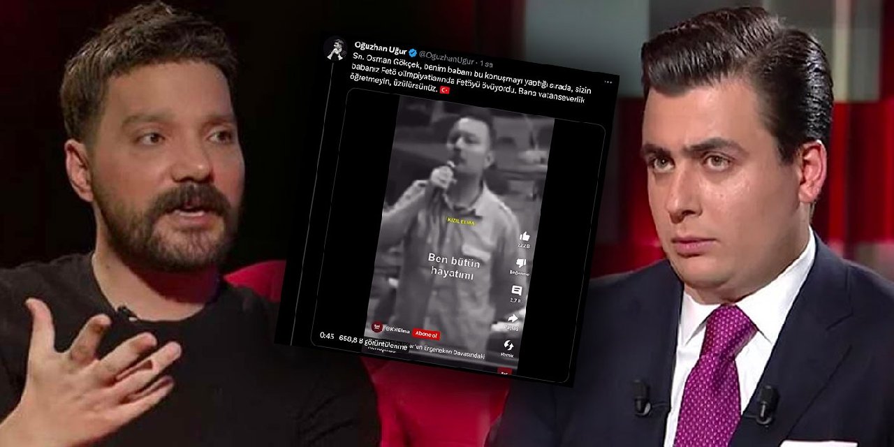 Oğuzhan Uğur’dan Melih Gökçek’in oğluna videolu yanıt. Fena Köşeye Sıkıştırdı