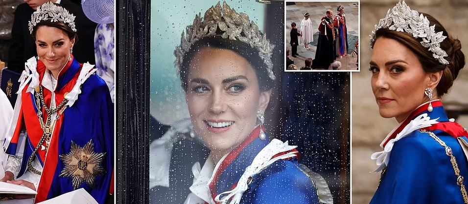 Tacı Camilla giydi ama, Kate kayınvalidesinden fena rol çaldı! Galler Prensesi, ışıl ışıl parladı...