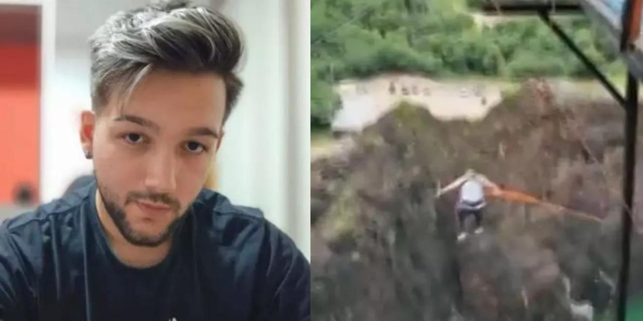 Boşanmasını kutlamak için 22 metreden atladı! Güvenlik ipi kopunca...