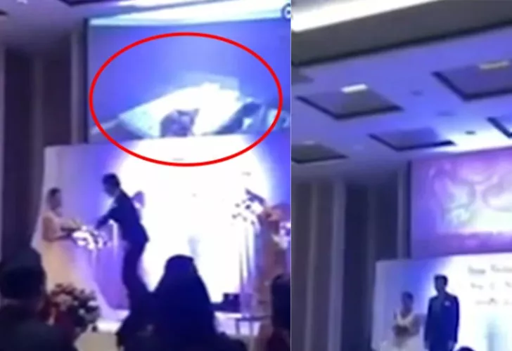 Damat kendi düğününde konuklara karısının ihanetini ifşa etti! Gelin ve eniştesinin aynı yataktaki videosu davetlileri şoke etti