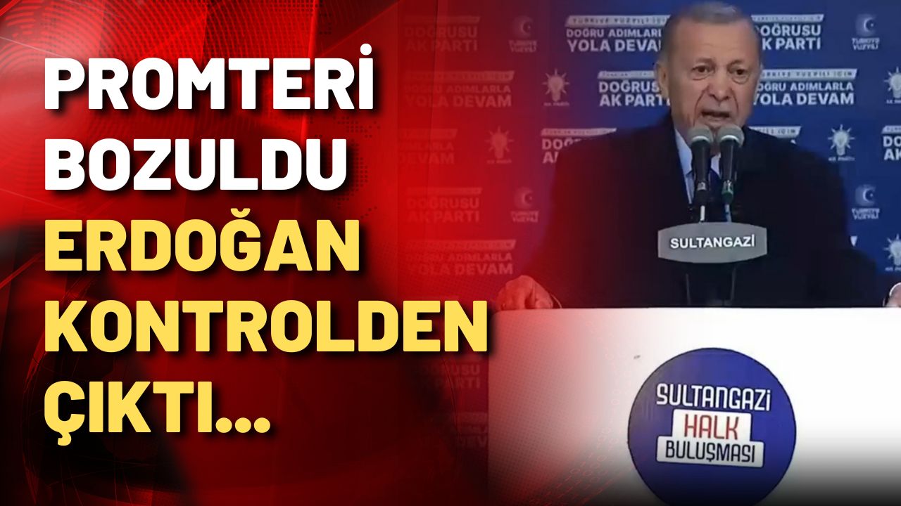 Erdoğan mitingde kontrolü kaybetti: Bana küfür ettirmeyin, manyak mı ya bunlar?