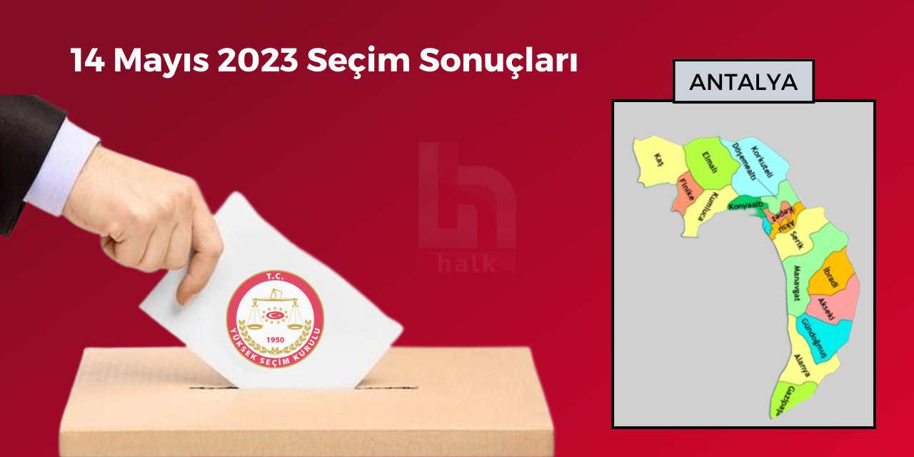 Antalya Seçim Sonuçları - 14 Mayıs 2023 Genel Seçimleri