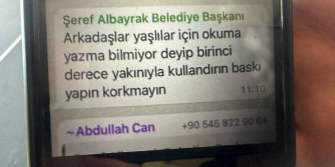 AKP'li Başkan'dan Skandal Talimat