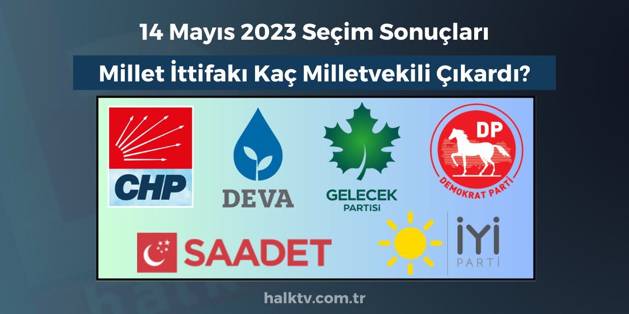 Millet İttifakı Kaç Milletvekili Çıkardı? - 14 Mayıs 2023 Seçim Sonuçları