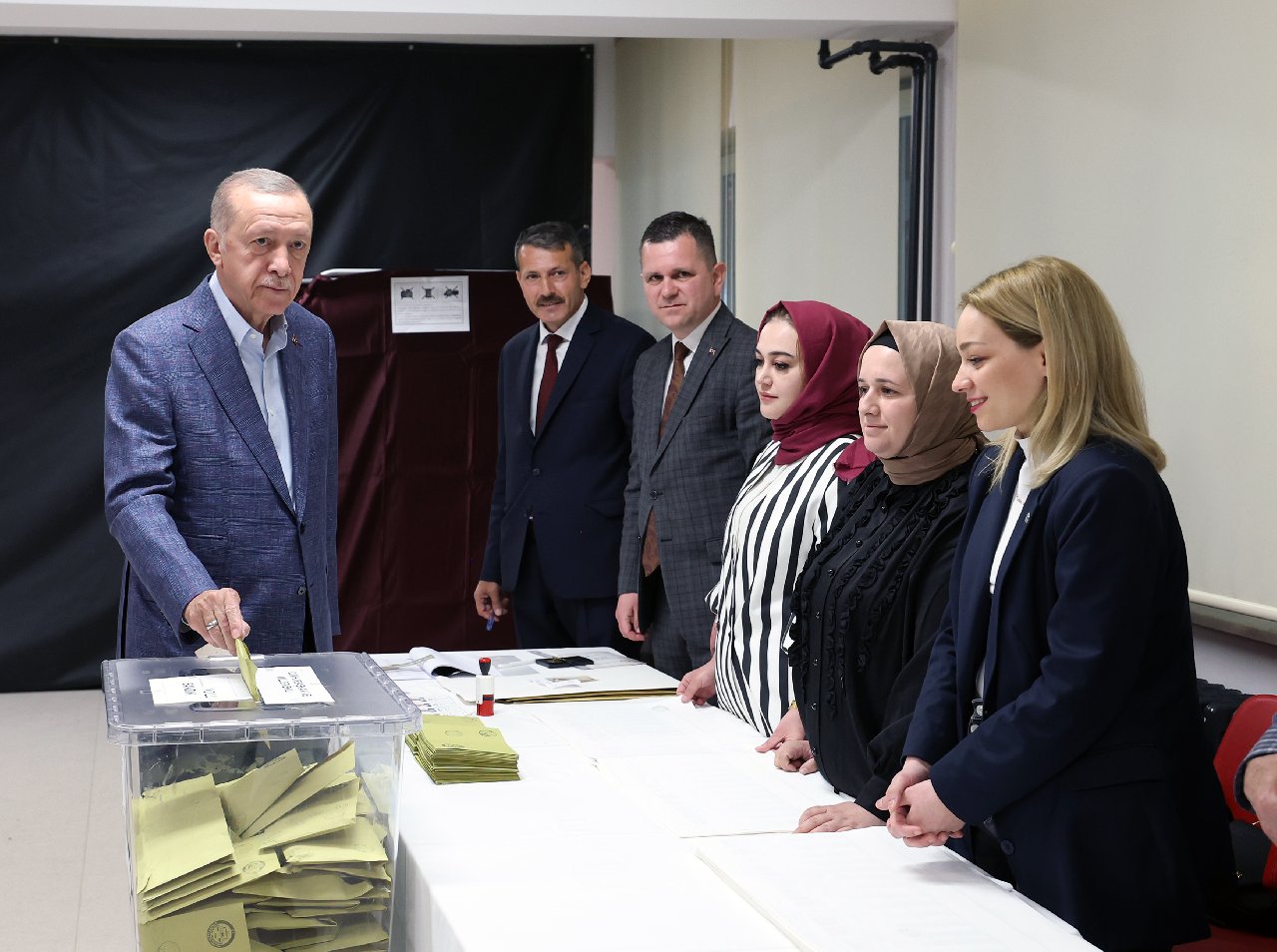 Erdoğan'ın Oy Kullandığı Sandığın Sonuçları Açıklandı