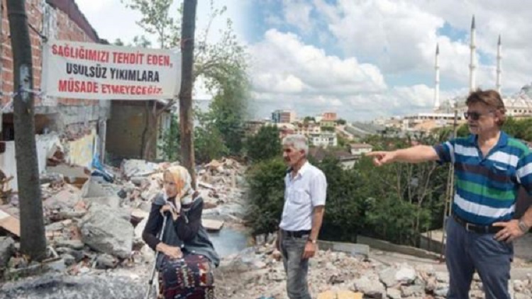 AKP'li belediye yıkmasın diye camide nöbet