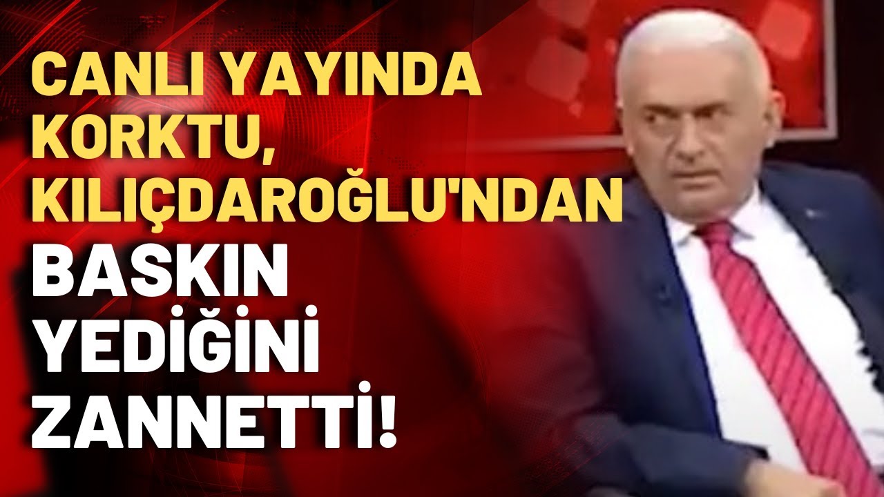 Kılıçdaroğlu 'Buradayım!' dedi, Binali Yıldırım, canlı yayında stüdyoya geldiğini zannedip ürktü...
