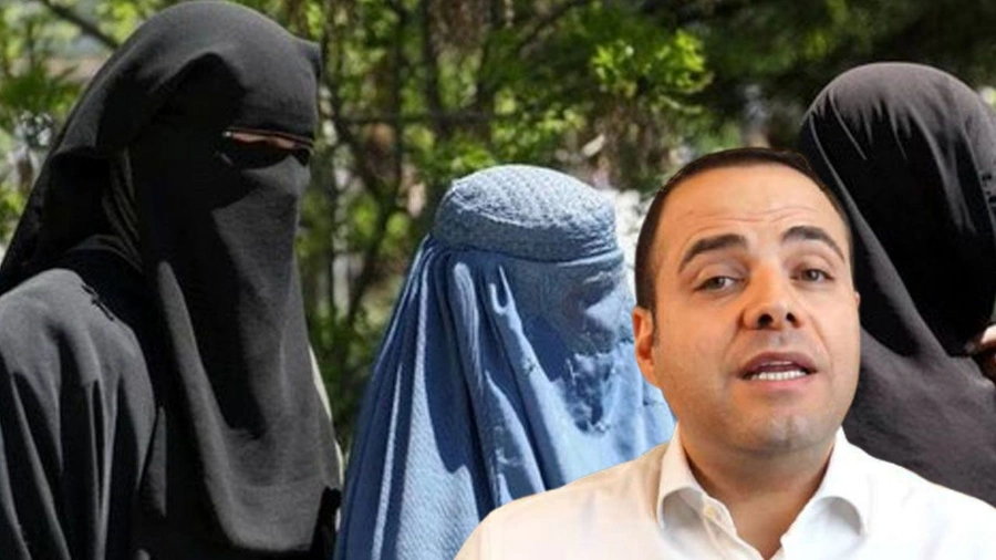 Burka paylaşımına 'alçak' hakareti çıldırttı. Özgür Demirtaş isyan etti. Takipçisine "Okuma yazma öğren öyle gel" dedi