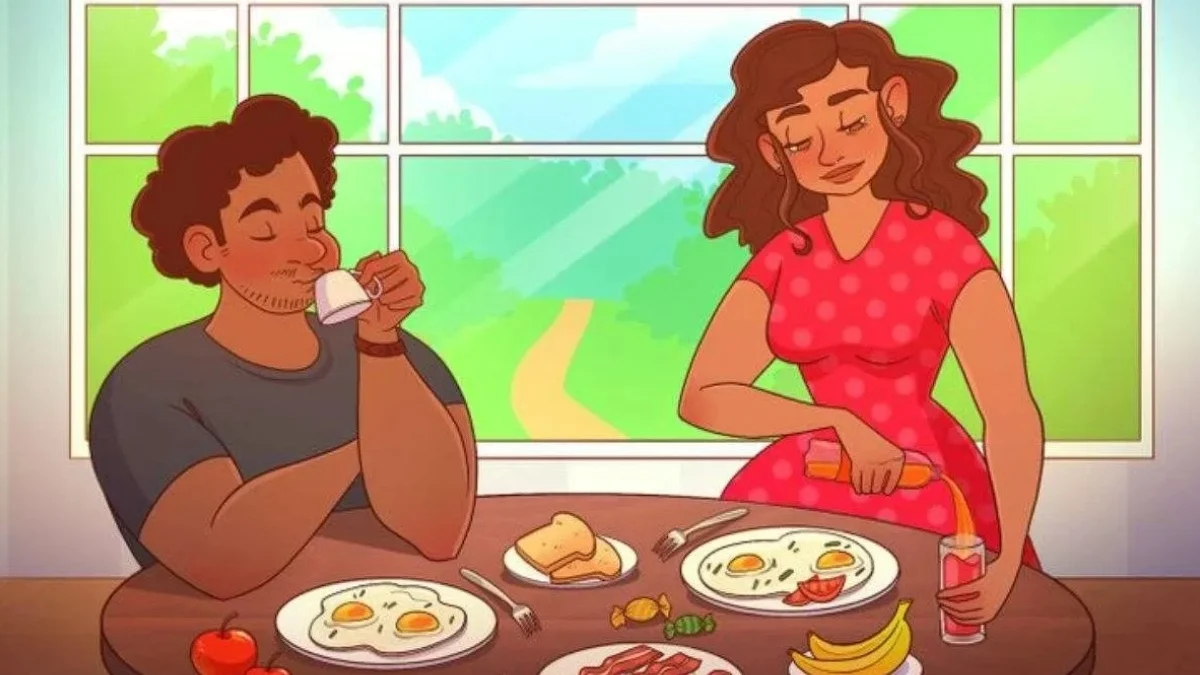 Kahvaltı sofrası resminde iki hata var. Size 7 saniye zaman veriyoruz. Haydi bakalım bulabilecek misiniz ?