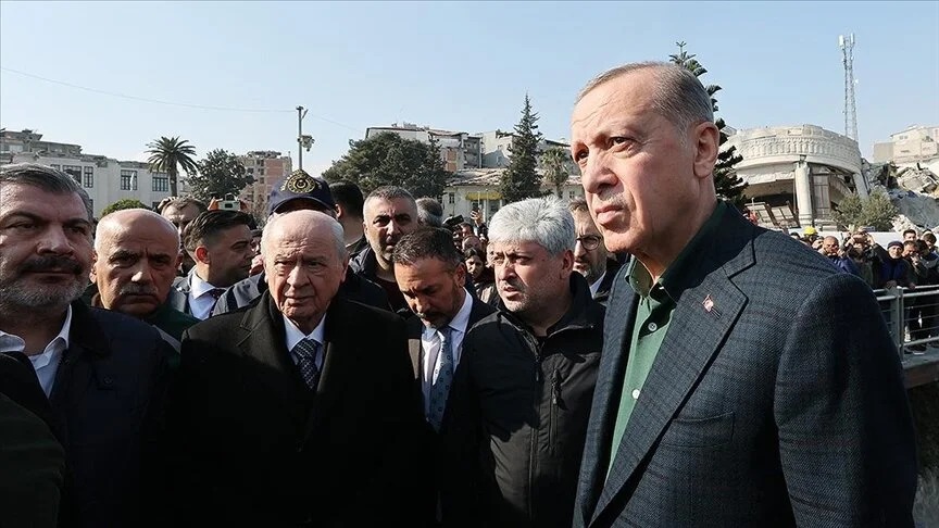 Erdoğan, Bahçeli ile Deprem Bölgesine Gidecek
