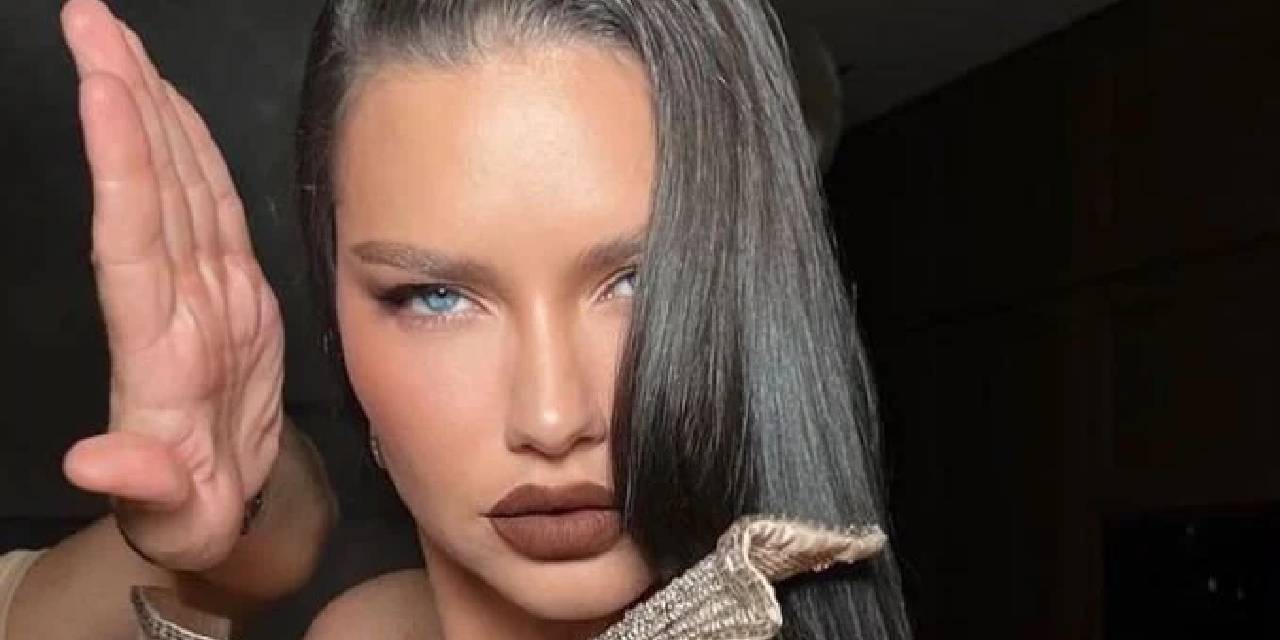 Cannes kıyafeti olay oldu... Adriana Lima kilolarından kurtuldu! Kıyafeti sosyal medyanın diline düştü:  Bu nasıl değişim