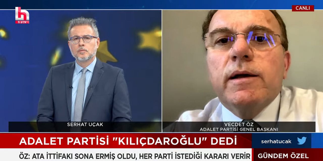 Vecdet Öz: ATA İttifakı Sona Ermiş Oldu, Her Parti İstediği Kararı Verir