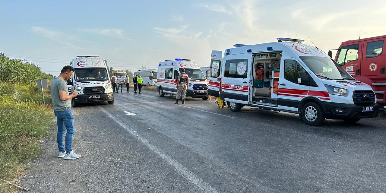 Hatay'da feci kaza: 2 kişi öldü, 4 kişi yaralandı