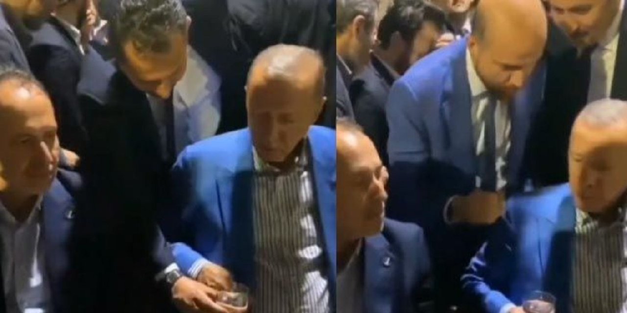Erdoğan'ın bir bardak suya tepkisi gündem oldu